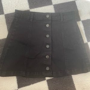 Forever 21 Black Denim Skirt
